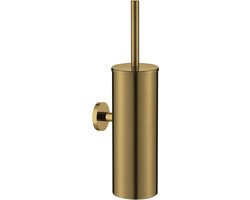 Plieger Vigo Toiletset Accessoires – Wc borstel – Wc Rolhouder – Handdoekhaakje - 10 jaar garantie – Geborsteld goud