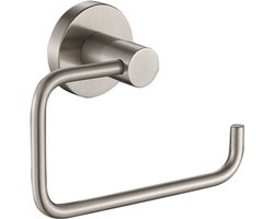 Plieger Vigo Wc Rolhouder – Toiletrolhouder Zonder Klep – Met Schroeven – 10 jaar garantie – Geborsteld Chroom