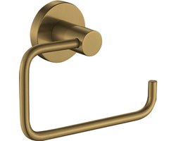 Plieger Vigo Wc Rolhouder – Toiletrolhouder Zonder Klep – Met Schroeven – 10 jaar garantie – Geborsteld Goud