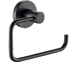 Plieger Vigo Wc Rolhouder – Toiletrolhouder Zonder Klep – Met Schroeven – 10 jaar garantie – Mat zwart