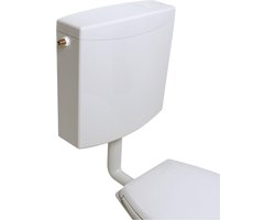 Plieger Weser Laaghangend Reservoir - Dualflush - Wit - Stortbak