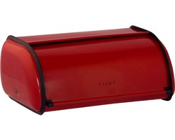 Plint - Retro Broodtrommel - Retro-Look - Rood Vintage