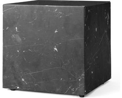 Plinth Tafel - zwart marmer - kubusvornig