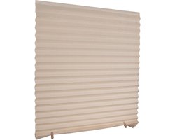 Plisse Gordijn Redi Shade lichtfilterend natural 91 x 182 cm | Tijdelijke Raamdecoratie | Goedope Raambekleding | Zonder Boren