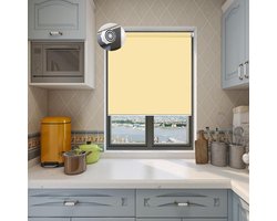 Plissé Jaloezieën - Lichtdichte Gordijnen - Privacy en Zonwering - Vochtbestendig Materiaal - 80 x 190 cm - Beige