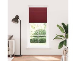 Plissé rolgordijn | Plisségordijn | Jaloezie 100x200cm stofbreedte 99,4 cm bordeauxrood