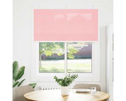 Plissé rolgordijn | Plisségordijn | Jaloezie 120x100cm stofbreedte 119,4cm polyester roze