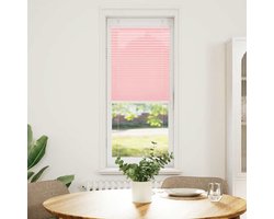 Plissé rolgordijn | Plisségordijn | Jaloezie 45x100 cm stofbreedte 44,4 cm polyester roze