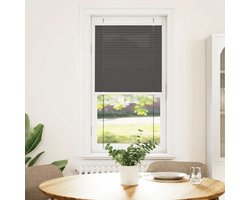 Plissé rolgordijn | Plisségordijn | Jaloezie 60x150 cm stofbreedte 59,4 cm polyester zwart