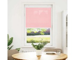 Plissé rolgordijn | Plisségordijn | Jaloezie 80x100 cm stofbreedte 79,4 cm polyester roze