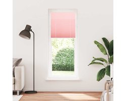 Plissé rolgordijn | Plisségordijn | Jaloezie 80x200 cm stofbreedte 79,4 cm polyester roze