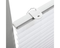 Plisségordijn met zuignappen voor optimale privacy en zonwering - 70 x 130 cm