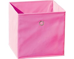Plooibare opbergmand Winny - roze - Interlink - Woonaccessoires outlet - Roze - Polypropyleen - Woonaccessoires outlet -