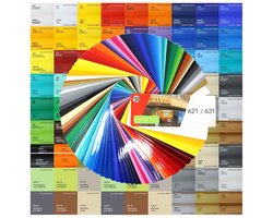 Plotterfolie Matt - Meubel folie - Meubels Decoreren - Zelfklevend PVC - 63 cm - Brilliant Blauw