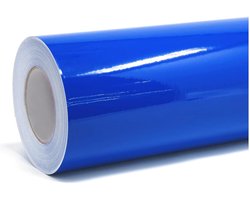 Plotterfolie Meubel folie - Gladde folie - Decoreren Maken - Verwijderbaar Zonder Sporen - 10 Meter - Brilliant Blauw