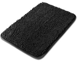 Pluche Antislip Badkamertapijt 30x45 cm - Dikke, Absorberende Chenille Badmat - Wasbaar en Zacht voor Douche en Wastafel