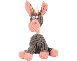 Pluche Hondenknuffel - Ezel - Met piep - Honden - Speelgoed - Honden speelgoed - Duurzaam - Speeltje - Knuffel - Intelligentie
