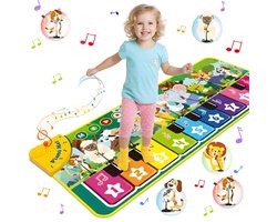 Pludo Pianomat - Muziekmat - Speelmat - Dansmat - Speelgoed 2 Jaar - Speelgoed 3 Jaar - Speelgoed 4 Jaar - Speelgoed 5 Jaar - Montessori Speelgoed - Educatief Speelgoed