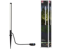 Plug & Shine LED-bolderlamp Pin Enkele lamp IP44 cilindrisch 360mm 3000K 5,5W 180lm 24V Antraciet Aluminium, Kunststof