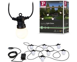 Plug & Shine LED-lichtketting Warm wit IP44 3000K 7x0,2W Wit
