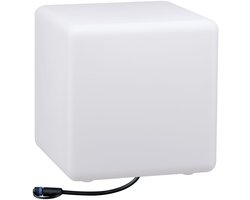 Plug & Shine LED-lichtobject Cube IP67 3000K 6,5W Wit