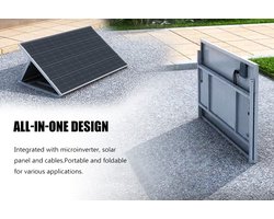 Plug&Play Solar Kit-NEP 400w - Zonnepaneelset - Geschikt voor op dak, balkon en tuin - Eenvoudig set up