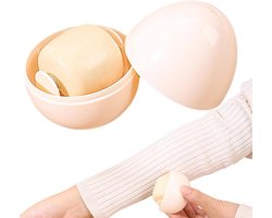 Pluisroller – PP 7x6cm | Eivormige Pluisroller | Wasbaar Met Stofkap | Extra Kleverige Pluisrollers Voor Kleding, Meubels, Reizen En Dagelijks Schoonmaken