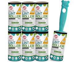 Pluisroller voor dierenhaar - 7 extra kleverige vullingen voor kleding, meubels en tapijt