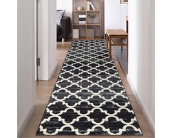 Pluizige faux wol loper tapijt - Antislip - 1 stuk - 80 x 300 cm - Waterabsorberend