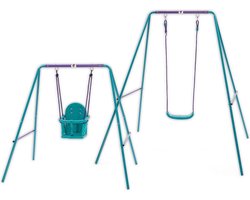 Plum 2 in 1 schommelset metaal