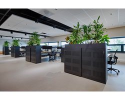 PLUS - Archiefkast met slot - Dossierkast - schuifdeurkast enkelzijdig 180 cm