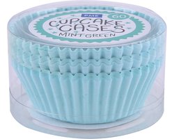 PME Cupcake Vormpjes Papier - Mint Groen - pk/60 - Baking Cups