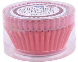 PME Cupcake Vormpjes Papier - Rood - pk/60 - Baking Cups