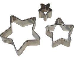PME Uitstekerset Ster metaal set/3