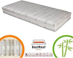 Pocketveermatras Koudschuim HR - Bamboo Exclusive - Koudschuim matras circa 24cm dik - 160x190cm