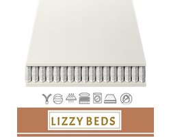 Pocketvering Matras - 160x200cm Matras - Koudschuim - 25cm Dik - Hotel Comfort XL Line - Lizzybeds