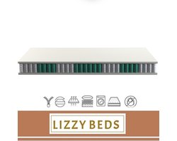 Pocketvering Matras - 90x200cm Matras - Koudschuim - 25cm Dik - Hotel Comfort XL Line - Lizzybeds