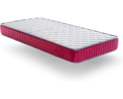 Pocketvering Matras - Jeugdmatras Kinderbed - Gezond Slapen - Ergonomisch Ontwerp - 70 x 160 cm - Roze Blauw