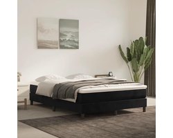Pocketveringmatras - Binnenvering matras - Goede nachtrust - Zacht fluweel - 140 x 200 cm - Zwart