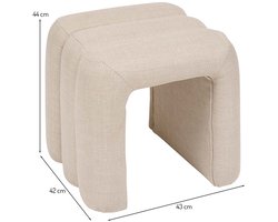 Poef Juline Beige