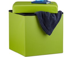 Poef met opbergruimte - 40 liter - groen