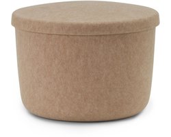 Poef Normann Copenhagen Hide Storage Pouf Small Sand