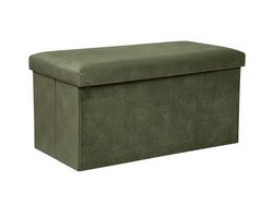 Poef + Opbergbox 76 cm Vienne Groen