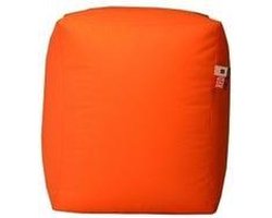 Poef zitzak Cube's Orange Sit On It ....and Joy !!