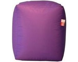 Poef zitzak Cube's Purple Sit On It ....and Joy !!