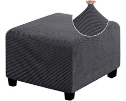 Poefhoezen Vierkant - Ottomaanse hoezen - Meubelbescherming - Hoge elasticiteit - 18-36 inch