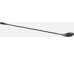 Point-Virgule barlepel uit rvs metallic zwart 30.5cm