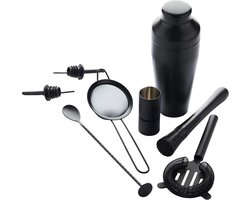 Point Virgule cocktailset set van 8 zwart