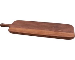 Point Virgule FSC walnoot serveerplank met handvat 37x16.5cm