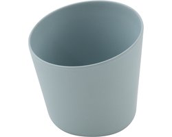 Point-Virgule kruidenpot uit bamboevezel mist blauw by MF Ø 10.7cm H 14.2cm